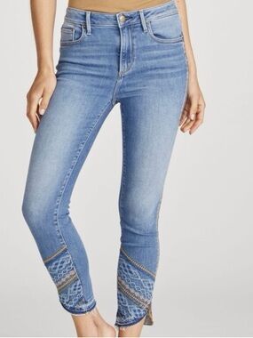 Driftwood Jackie High Rose Skinny w/ Aztec Southwestern Embroidery 29